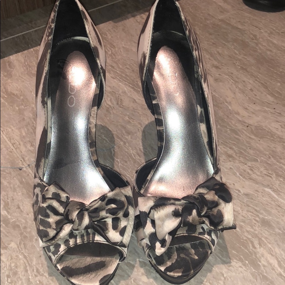 Printed Aldo heels